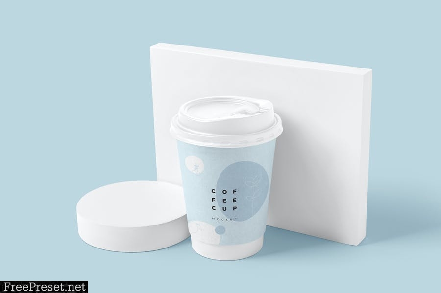 12 oz Coffee Cup Mockups BF97WAZ