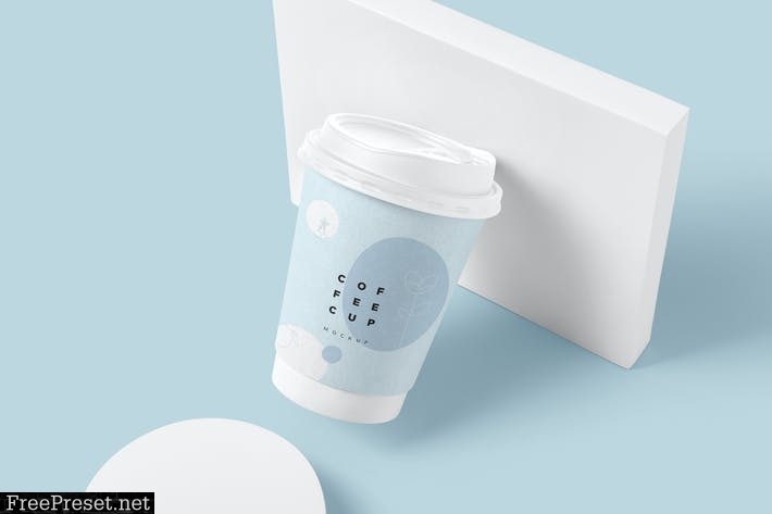 12 oz Coffee Cup Mockups BF97WAZ