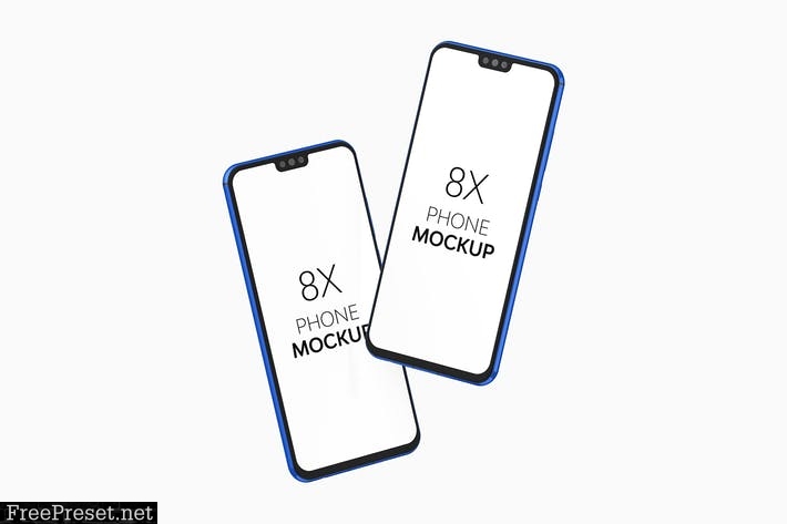 8X Phone Mockup CFD6HGF