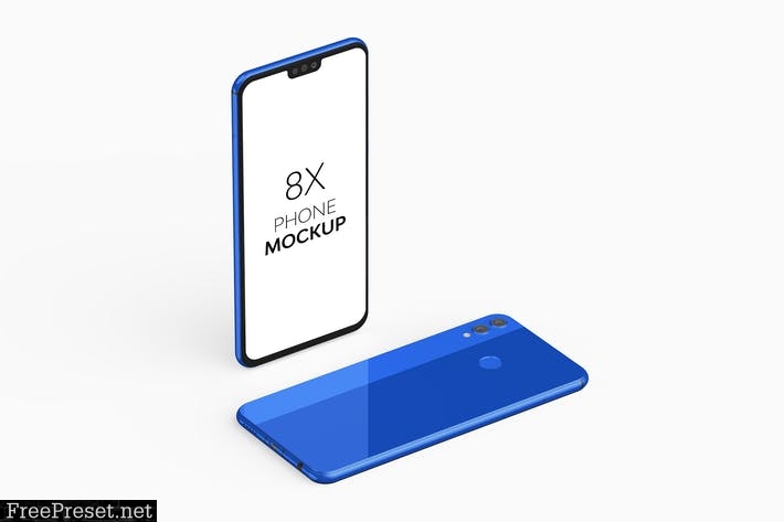 8X Phone Mockup E5HCVR4