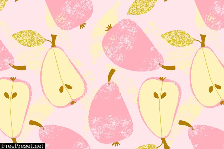 Aprice – Funny Fruit Vector Seamless Pattern L9RBSKN