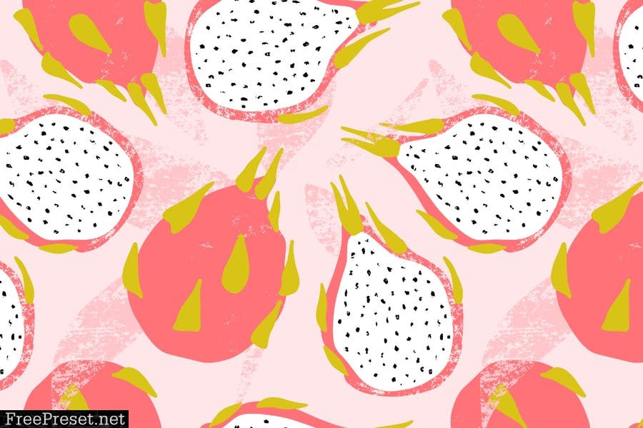 Aprice – Funny Fruit Vector Seamless Pattern L9RBSKN