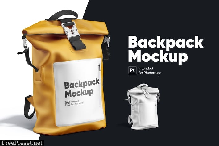 Backpack Mockup V6FQTGZ