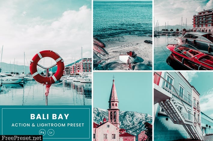 Bali Bay Photoshop Action & Lightrom Presets