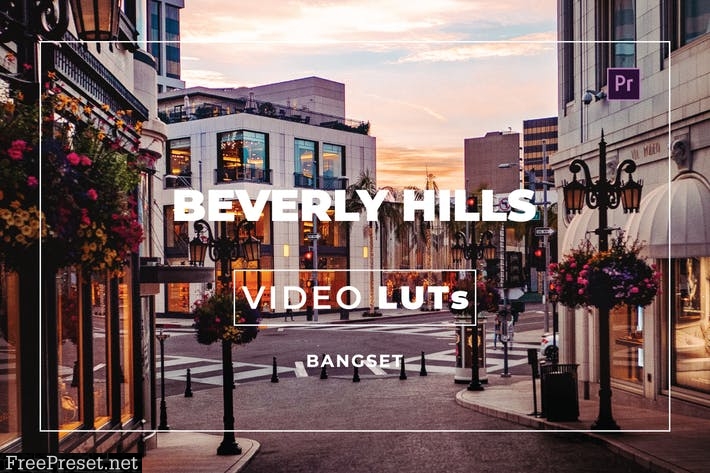 Bangset Beverly Hills Video LUTs
