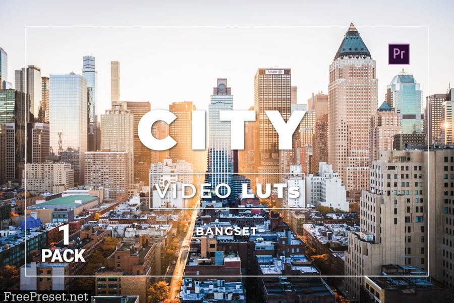 Bangset City Pack 1 Video LUTs