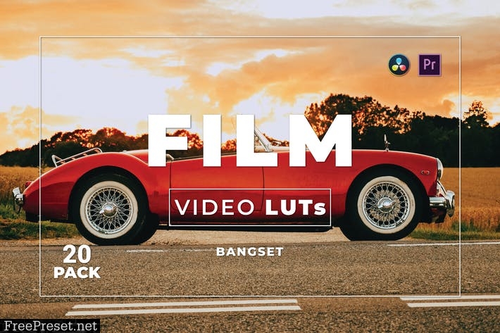 Bangset Film Pack 20 Video LUTs