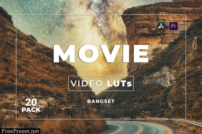 Bangset Movie Pack 20 Video LUTs