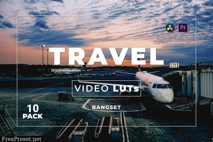 Bangset Travel Pack 10 Video LUTs
