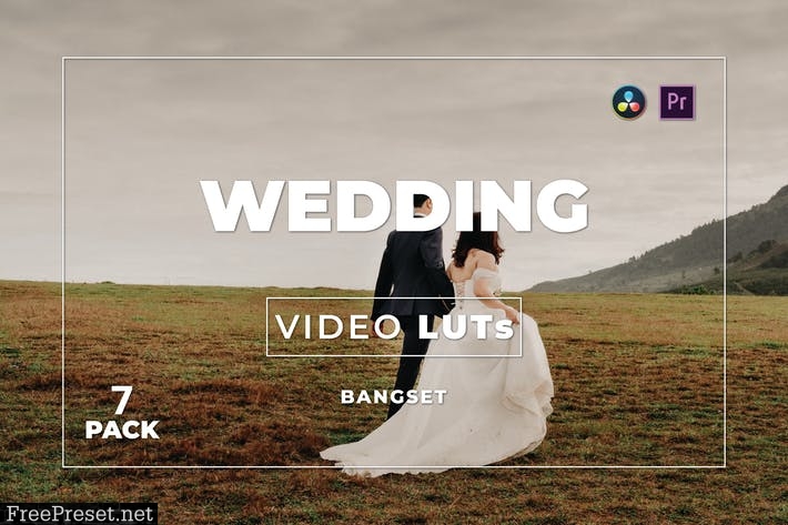Bangset Wedding Pack 7 Video LUTs