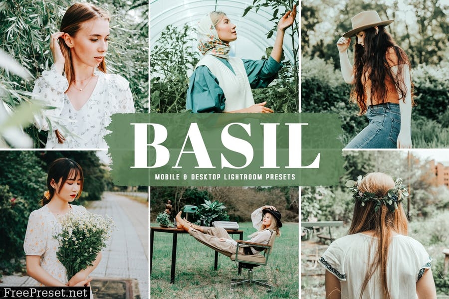 Basil Mobile & Desktop Lightroom Presets