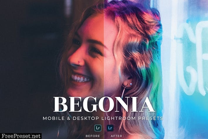 Begonia Mobile and Desktop Lightroom Presets