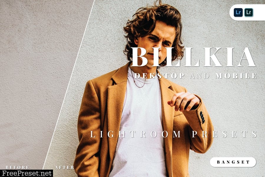 Billkia Desktop and Mobile Lightroom Preset