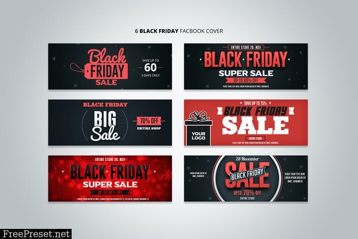 Black Friday Sale Facebook Cover U57Y22P