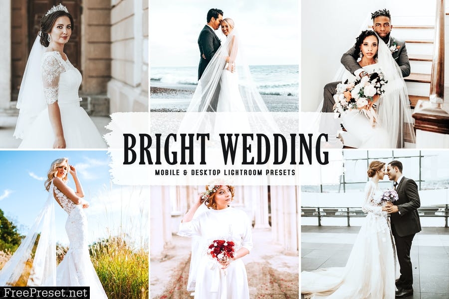 Bright Wedding Mobile & Desktop Lightroom Presets