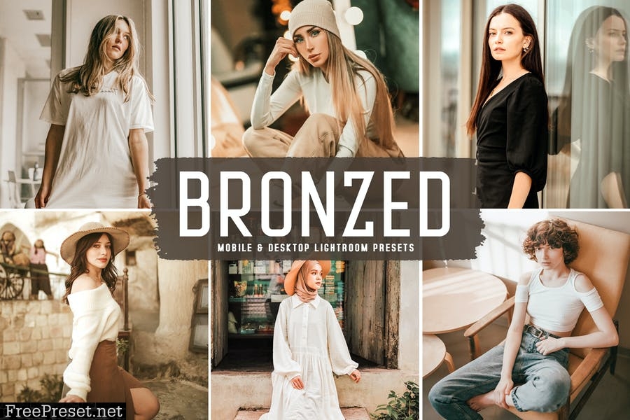 Bronzed Mobile & Desktop Lightroom Presets