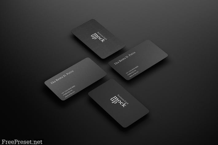 Business Card Mockup realistic rendering BMXLVVN