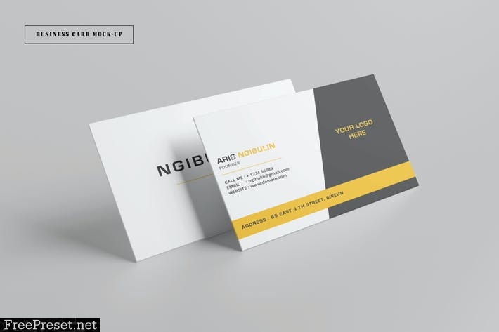 Business card Mockup VL DP8EHTL