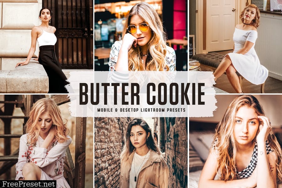 Butter Cookie Mobile & Desktop Lightroom Presets