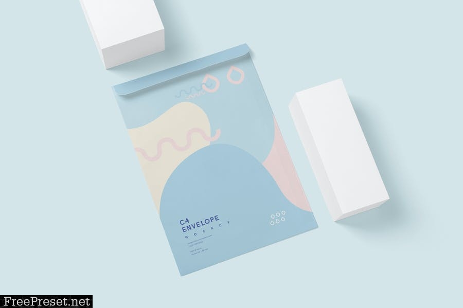 C4 Envelope Mockups 3BCKQE4