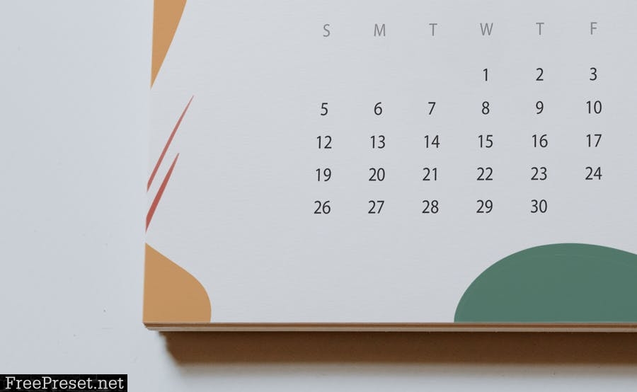 Calendar Mockup Vol.02 VAY3EV6