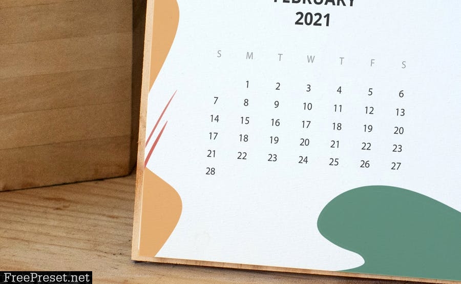 Calendar Mockup Vol.04 WL7SCKD