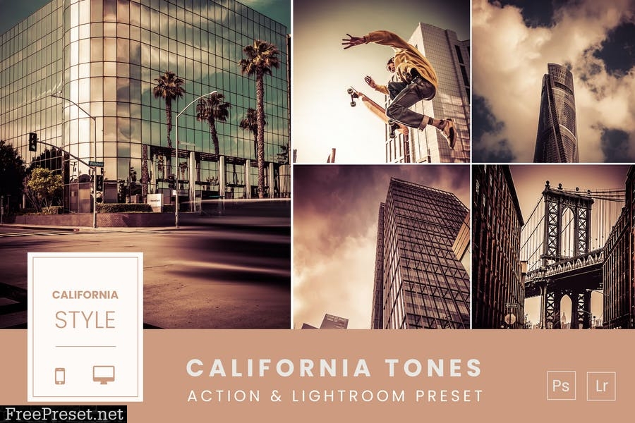 California Tones Action & Lightroom Preset