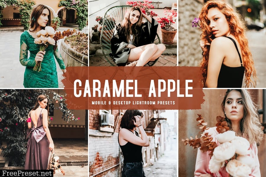 Caramel Apple Mobile & Desktop Lightroom Presets