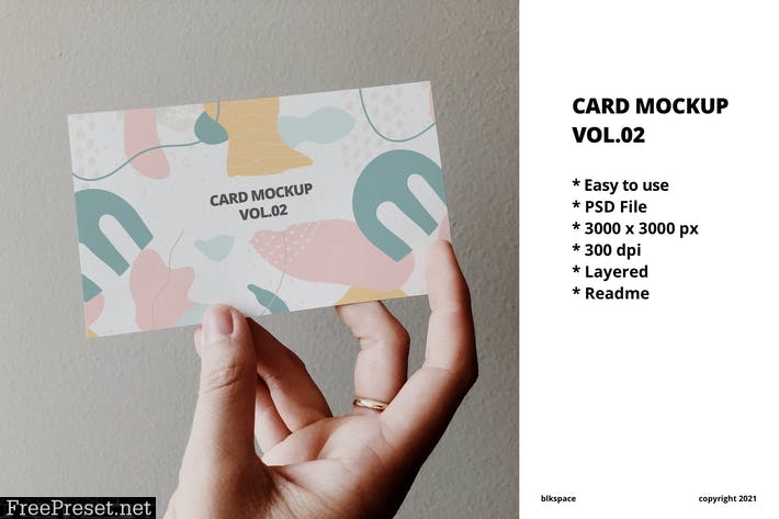 Card Mockup Vol.02 4PPE9YZ