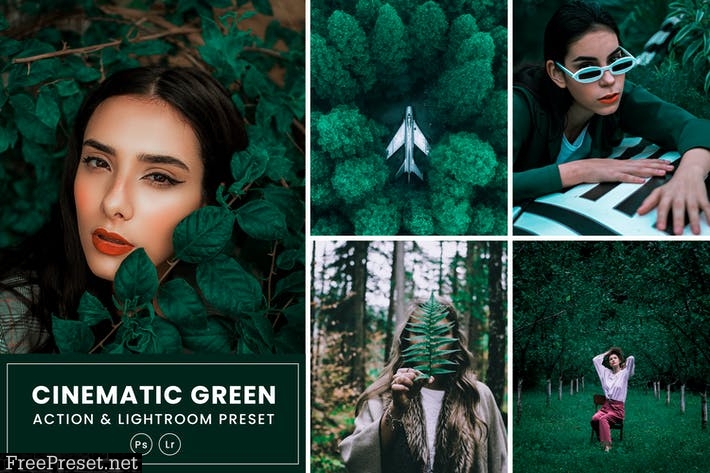 Cinematic Green Action & Lightrom Presets