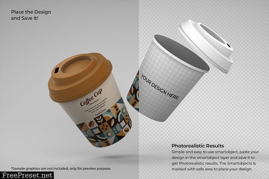 Coffee Cup Mock-up 63YU8LP