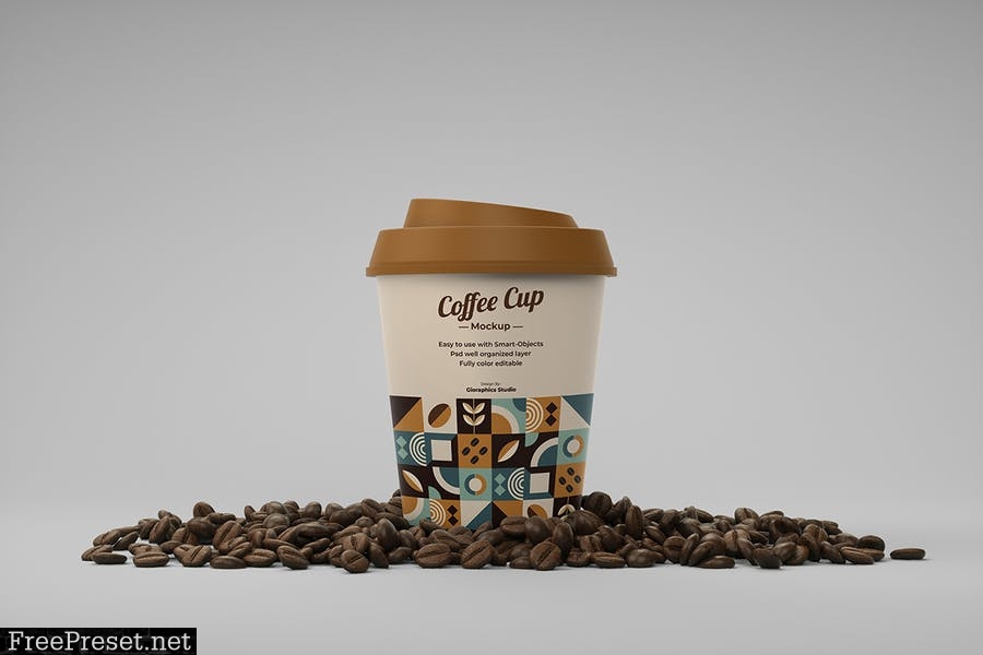 Coffee Cup Mock-up 63YU8LP