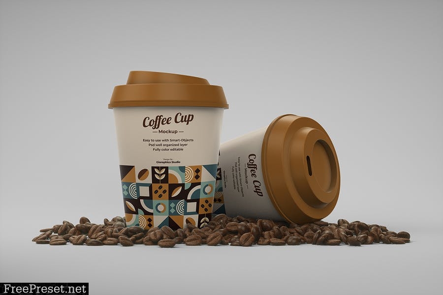 Coffee Cup Mock-up 63YU8LP