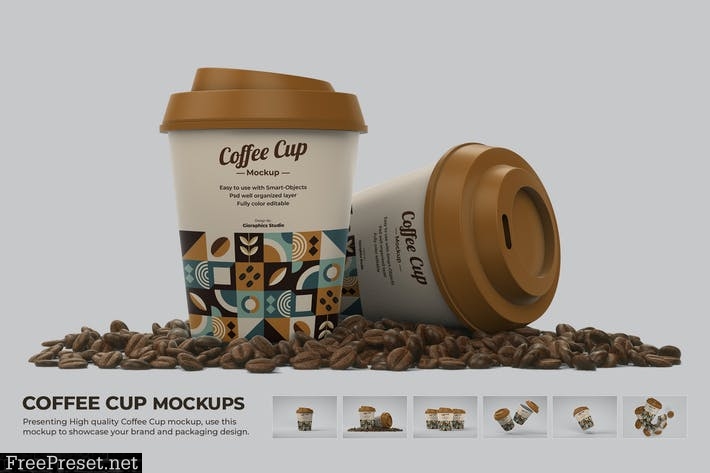 Coffee Cup Mock-up 63YU8LP