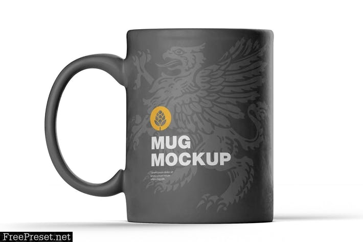 Colorfull Matte Mug Mockup E8W4LVX