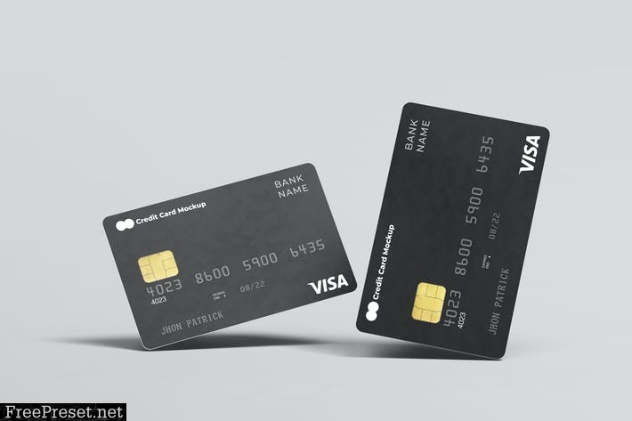 Credit Card Mockup 28REXQL