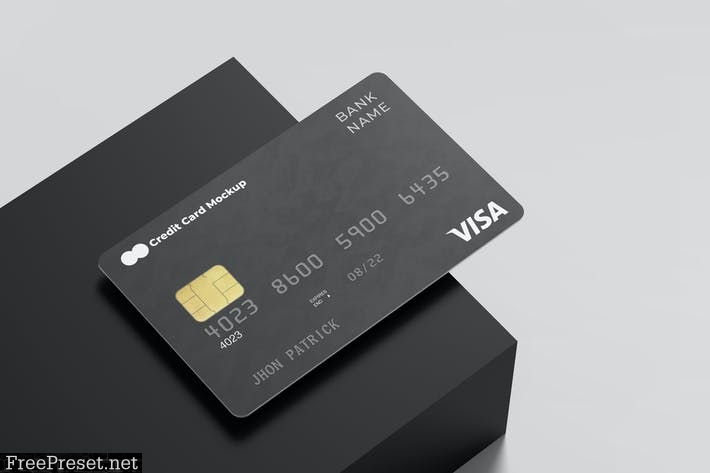 Credit Card Mockup 9885HY7