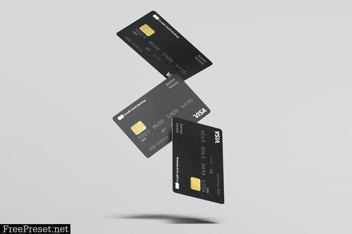 Credit Card Mockup L87DU4G