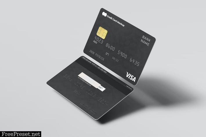 Credit Card Mockup NKBA4ZW