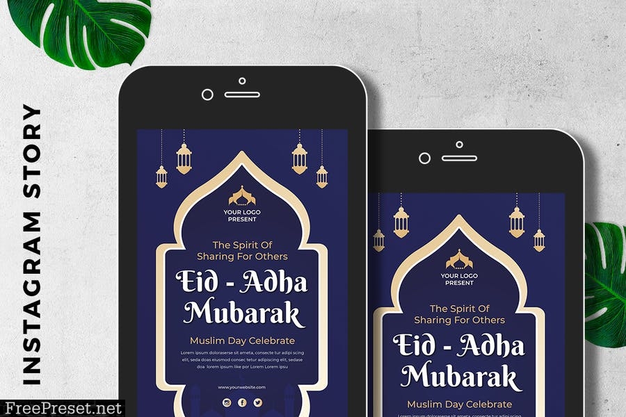 EID al-Adha Mubarak Digital Greeting Card JHTKUKR