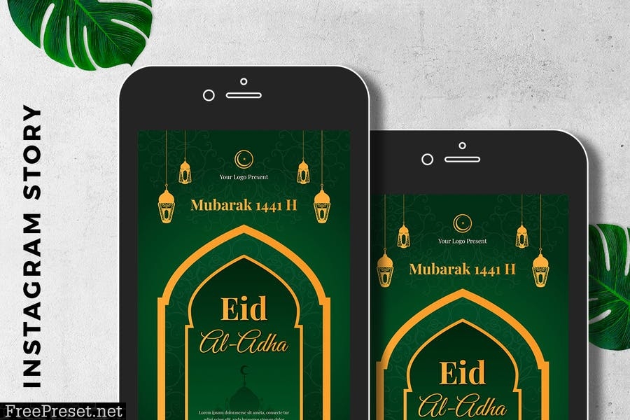 EID al-Adha Mubarak Digital Greeting Card TPD86GQ