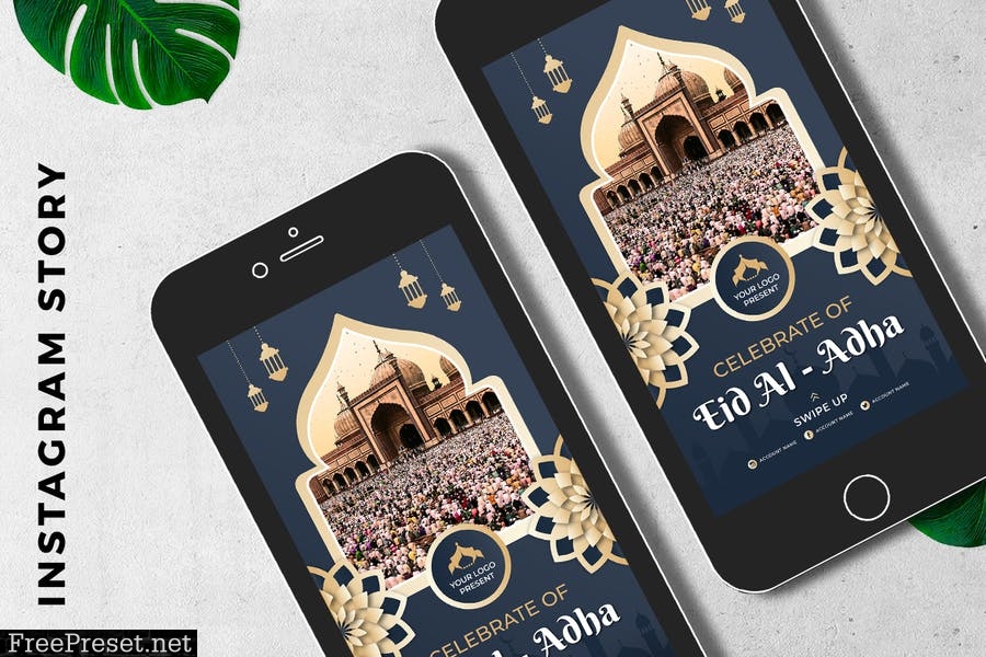 EID al-Adha Mubarak Digital Greeting Card V63Z8FM