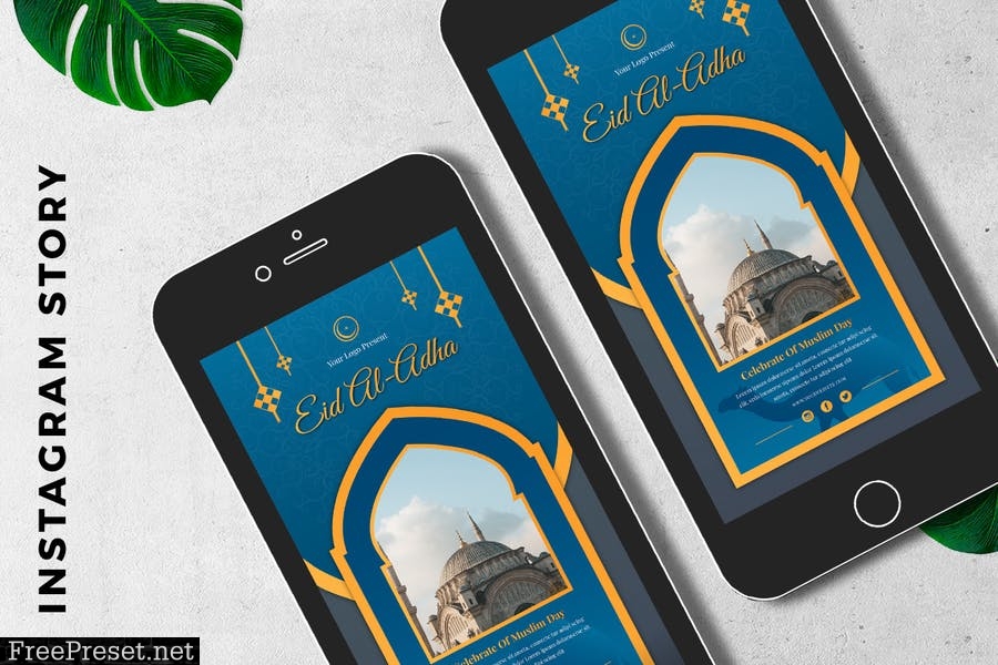 EID al-Adha Mubarak Digital Greeting Card YG3TQY5