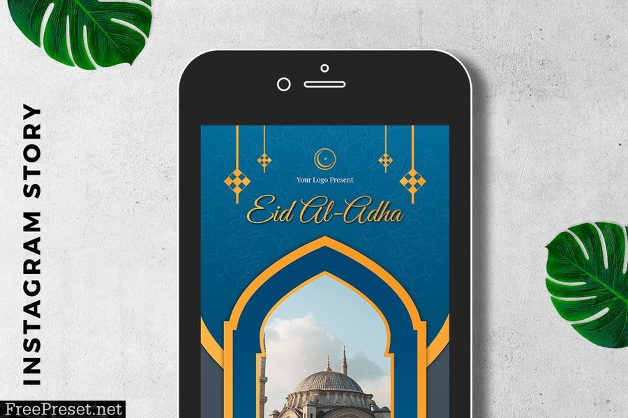 EID al-Adha Mubarak Digital Greeting Card YG3TQY5