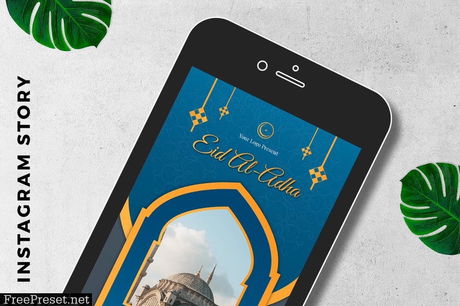 EID al-Adha Mubarak Digital Greeting Card YG3TQY5