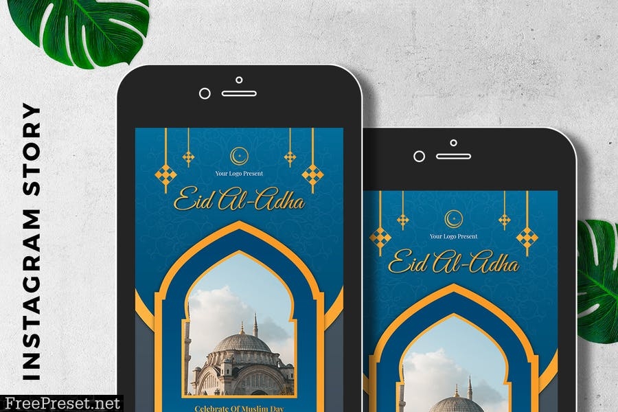 EID al-Adha Mubarak Digital Greeting Card YG3TQY5