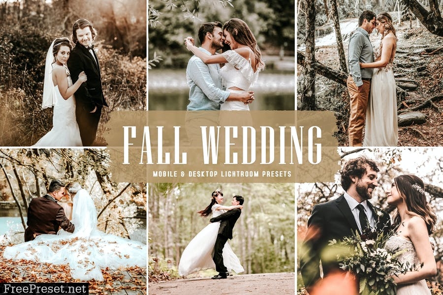 Fall Wedding Mobile & Desktop Lightroom Presets