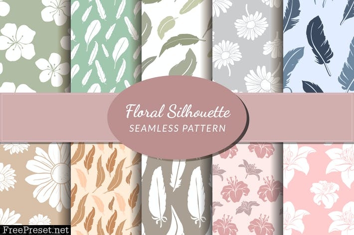 Floral Seamless Pattern Pack PGKLRWR