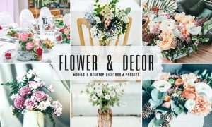 Flower & Décor Mobile & Desktop Lightroom Presets