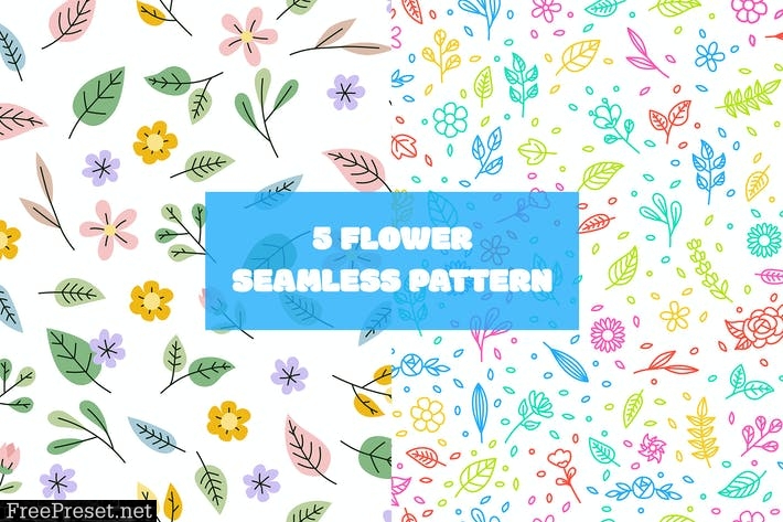 Flower Seamless Pattern 2KN9AMB